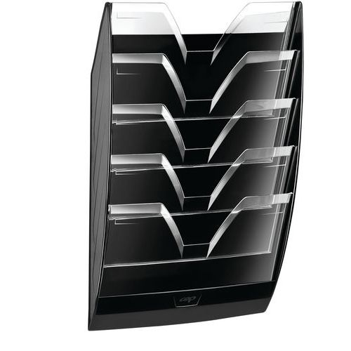 Casellario a parete nero,