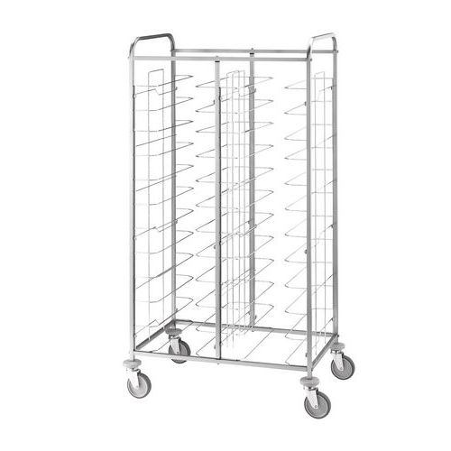 Carrello portavassoi universale, portata 24 vassoi,