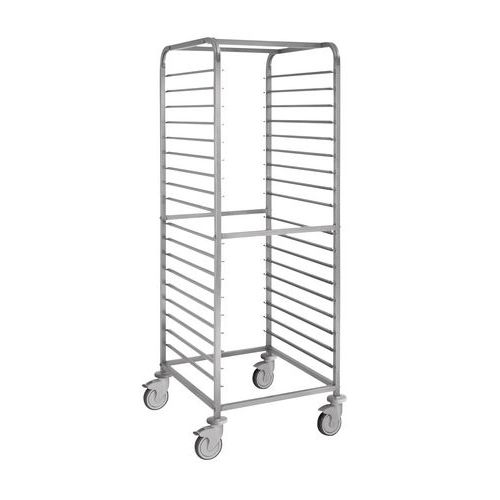 Portateglie 18xGN 2/1, guide a Ccon fermo2 ruofren saldato,