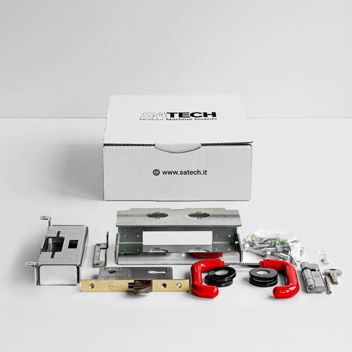 Kit serratura a chiave per porta scorrevole singola,