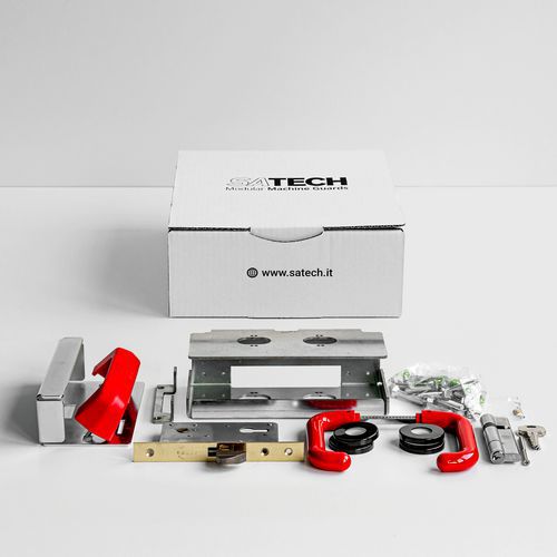 Kit serratura a chiave porta scorrevole contrapposta,