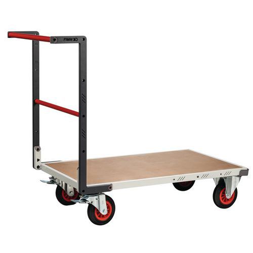 Carrello con sponda fissa 1000 x 600 mm - Portata 400 kg,