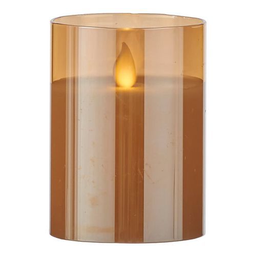 Candela decorativa Oro a batteria - 10x7,5 cm,