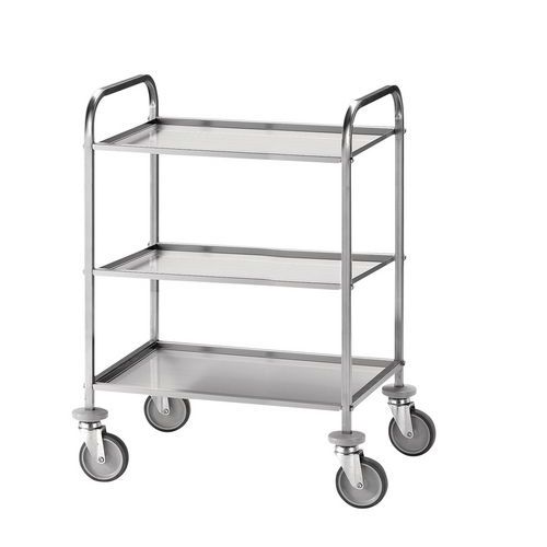 Carrello inox,3 piani cm 87x44x6,5h,