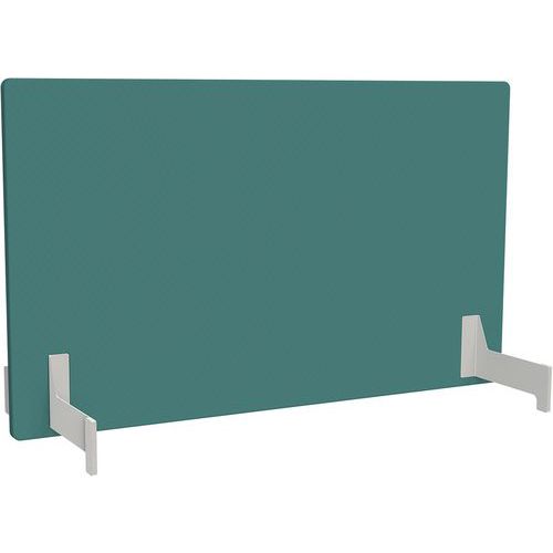 Adema+ pannello post due lati L140cm acc bianco/tess laguna,