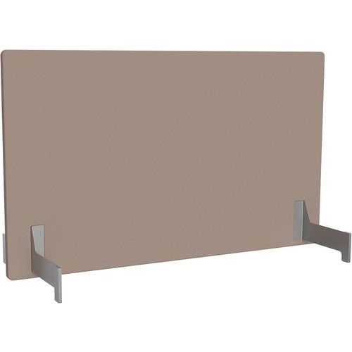 Adema+ pannello post due lati L140 cm acc arg/tess grig tal,