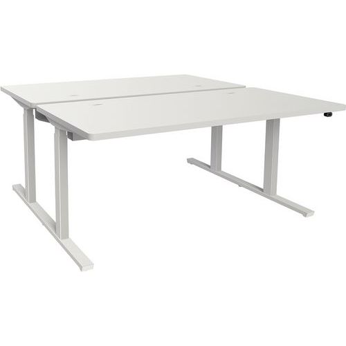 Adema+post 2 lati reg 160x165cm rip bianco/bianco,