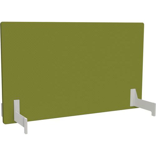 Adema+ pannello post due lati L140 cm acc bianco/tess felce,