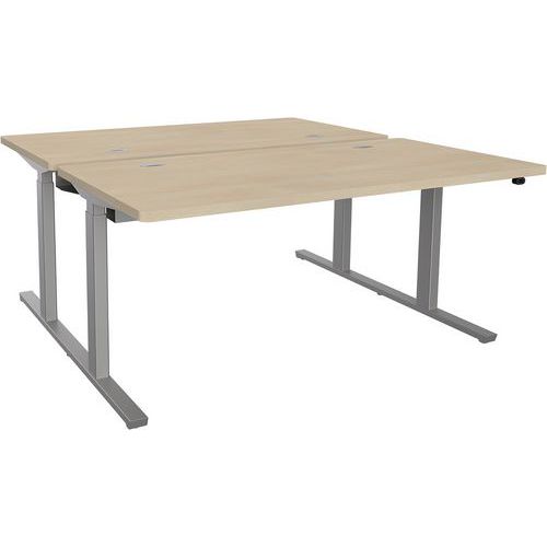 Adema+post 2 lati reg 140x165cm rip rovere natur/arg,