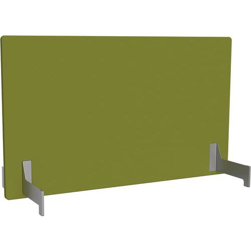 Adema+ pannello post due lati L140 cm acc argento/tess felce,