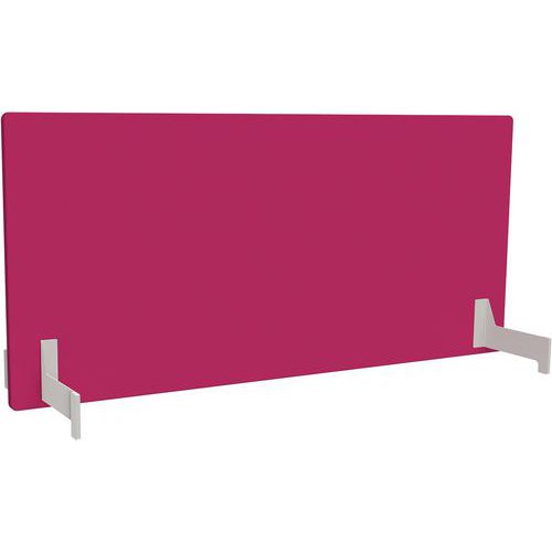 Adema+ pannello post due lati L180 cm acc bianco/tess peonia,