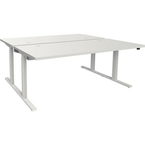 Adema+post 2 lati reg 180x165cm rip bianco/bianco,