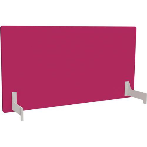 Adema+ pannello post due lati L160 cm acc bianco/tess peonia,