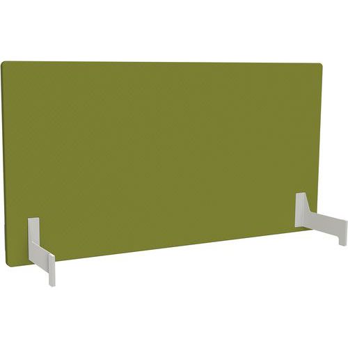 Adema+ pannello post due lati L160 cm acc bianco/tess felce,