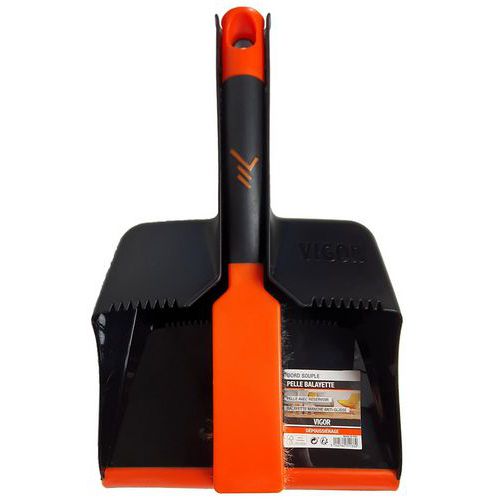 Set paletta/spazzola con manico antiscivolo - Vigor,
