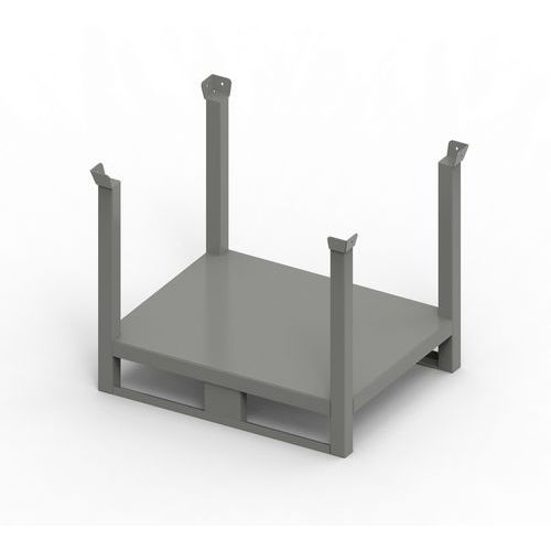 Pedana su pattini per carichi pesanti RAL 7000,