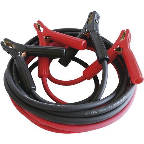 Cavi di avviamento pro 700A - 2x4,5m - Morsetti isolati+borsa,