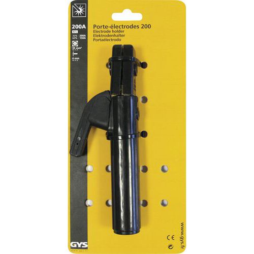 Porta-elettrodi SHARK X200.35 (200A / 35 mm²) e scatola di cartone,