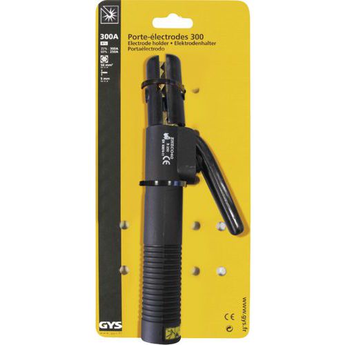 Porta-elettrodi SHARK X300.50 (300A / 50mm²) e scatola di cartone,