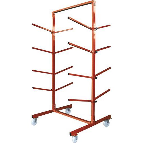 Supporto su ruote per 8 paraurti,