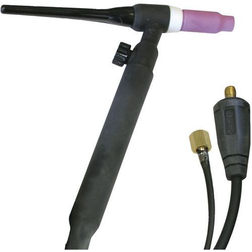 Torcia TIG valvola SR17V - 4 m (attacco 35/50 - G1/4),