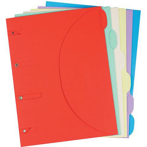 Cartellina Smartfolder 3 lembi con occhielli e velcro - Tarifold,