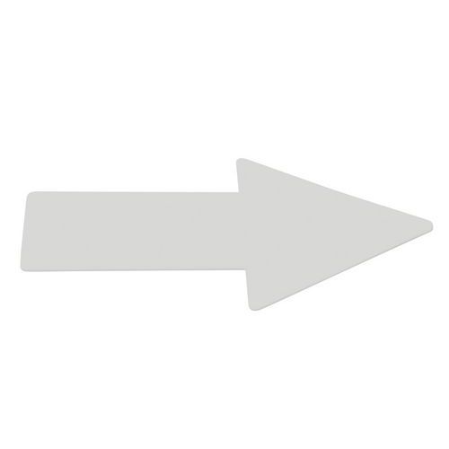 Lotto di 10 frecce per marcatura a terra colore bianco ,