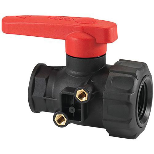 Valvola modello medio con raccordo per contenitori da 100 L a 220 L,