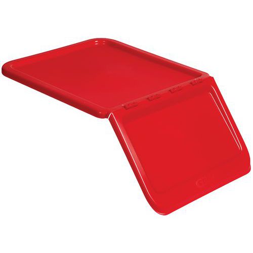 Coperchio per contenitore  da 40 litri - GILAC rosso,