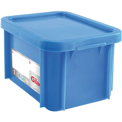 Conten.Impilab.Haccp 15L Blu 395X295X215 + Coperchio - Pp,