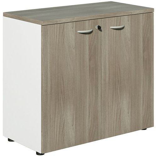 Armadio con ante battenti Practika A.73xL.80cm Olmo/Bianco,