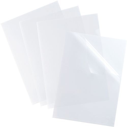 Busta con angolo liscia trasparente A4 PP120,