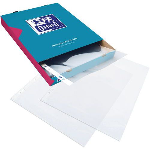 Busta perforata liscia trasparente A4 PVC80,