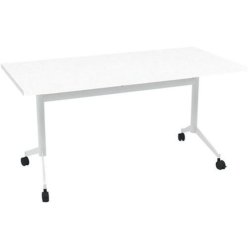 Tavolo da riunione 140x70x73 Pop-Up - Bianco/Bianco,
