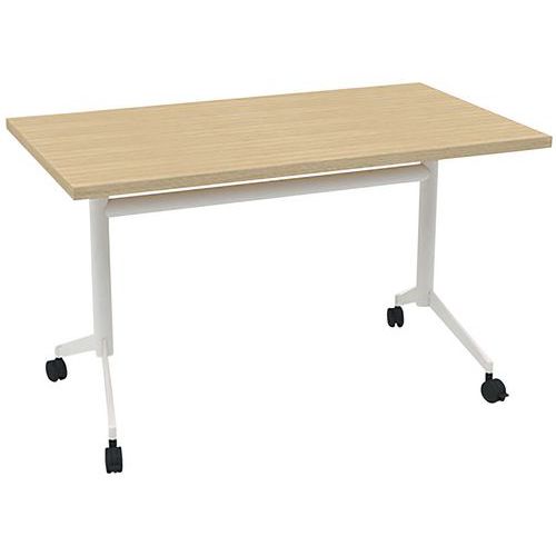 Tavolo da riunione 120x70x73 Pop-Up - Rovere/Bianco,