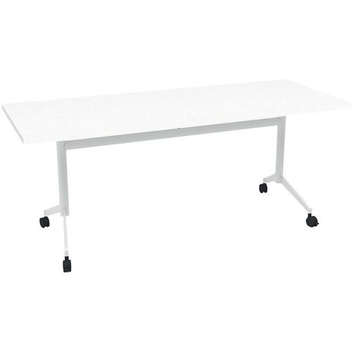 Tavolo da riunione 180x70x73 Pop-Up - Bianco/Bianco,
