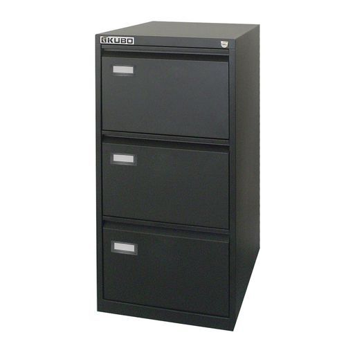 Classificatore 3 cassetti 46x62x101 cm - Nero,