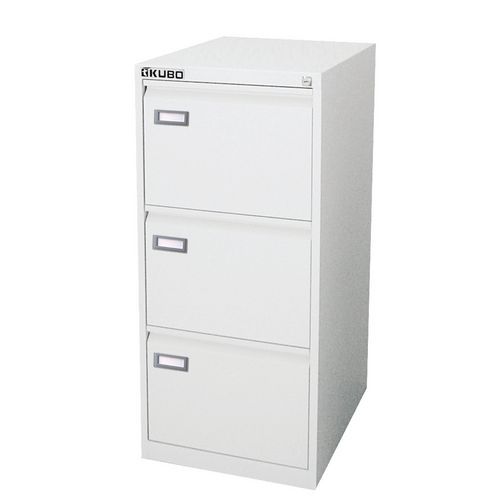 Classificatore 3 cassetti 46x62x101 cm - Bianco,