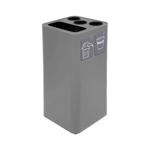 Contenitore gettacarte e per bicchierini grigio,