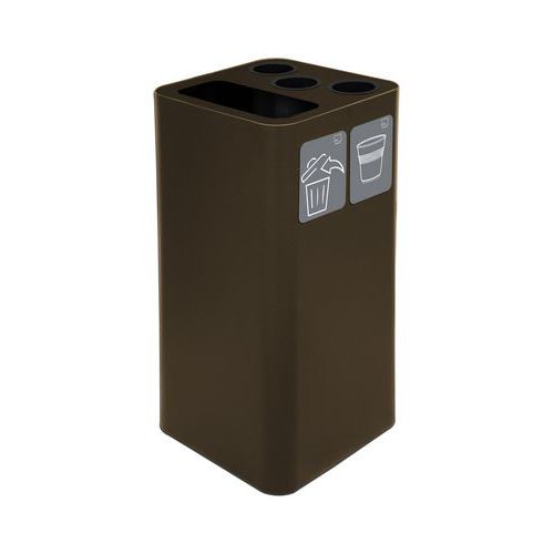 Contenitore gettacarte e per bicchierini corten,