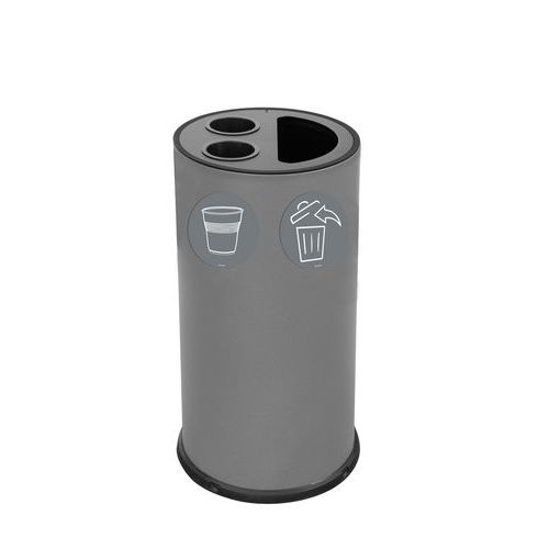 Contenitore gettacarte e per bicchierini 70 LT grigio,