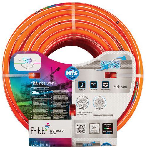 Tubo d'irrigazione NTS Work arancione Ø 19 mm - 50 m - Fitt,