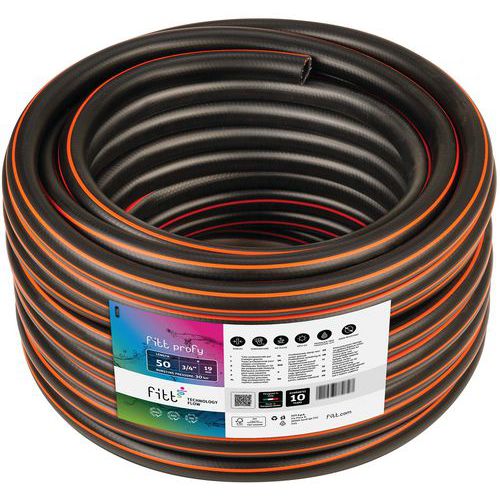 Tubo d'irrigazione Profy nero - Ø 19 mm x 50 m - Fitt,