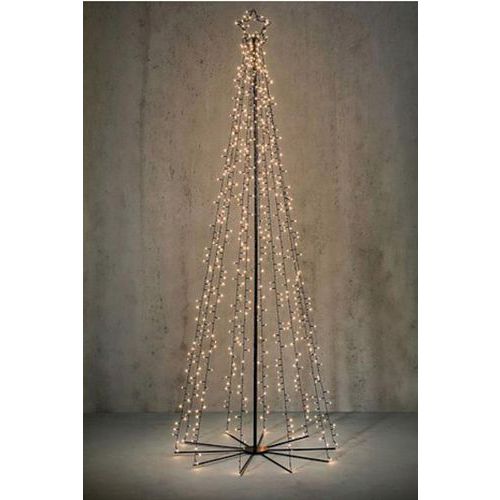 Albero di Natale luminoso con timer e telecomando,