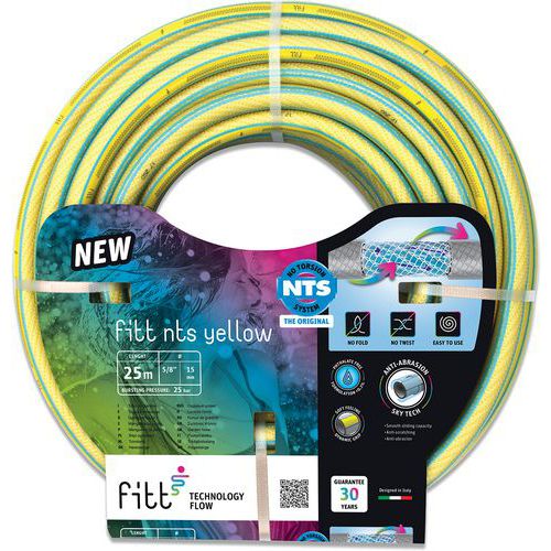Tubo d'irrigazione NTS Yellow giallo Ø 19 mm - 50 m - Fitt,