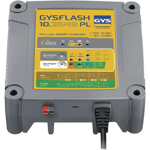 Caricatore per batterie - Gysflash 10.36/48 pl - Gys,