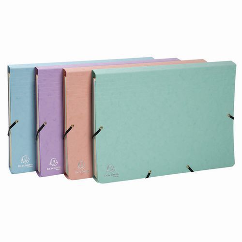 Bust. Classificatore cart multicol. 12 scomp. Aquarel assort,