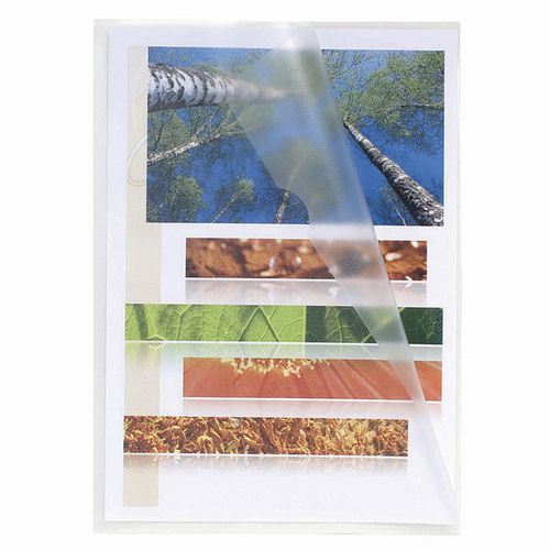 Confezione 100 x 10 bustine in poliprop. effetto buccia d'arancia 12/100 A5 - Crystal,