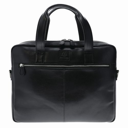 Borsa a tracolla per portatile Exactive Pelle - Nero,