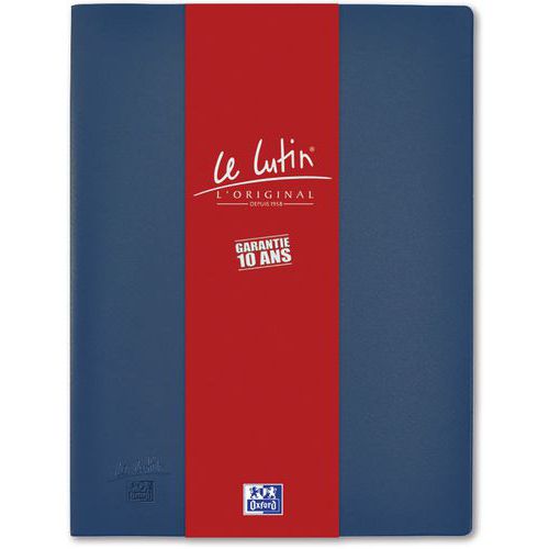 Proteggi-documenti Oxford Lutin A4 50buste PVC blu,